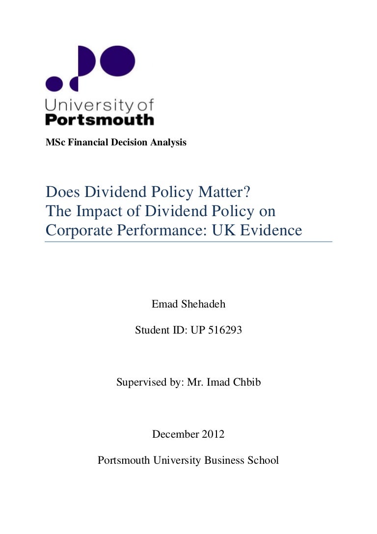 Dividend policy of the enterprise and the conditions of existence of modern joint-stock companies 65 Dividend policy of the enterprise and the conditions of existence of modern joint-stock companies 5